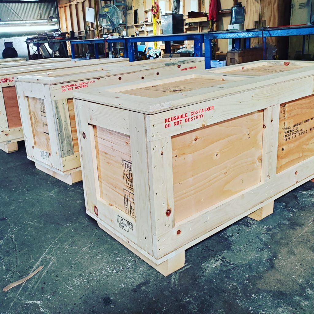 Small Custom Wood Shipping Crates