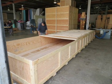 Large Wooden Shipping Crate