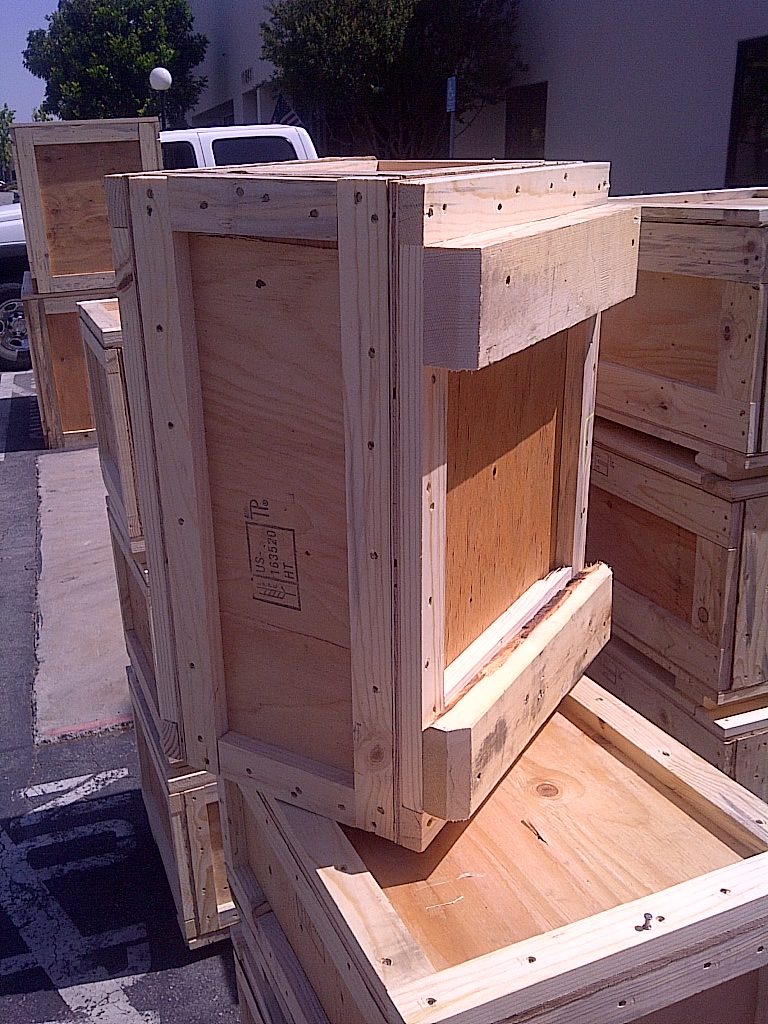 Small HT Wood Shipping Crate