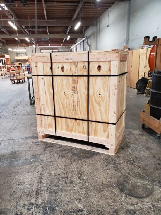 Customized ISPM-15 Heat Treated Wooden Crate