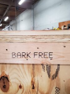 Bark Free Heat treated Wooden Crate